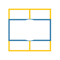 1.346m² configuration · 1.160m × 1.160m