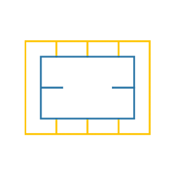 4.037m² configuration · 2.320m × 1.740m