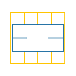5.046m² configuration · 2.320m × 2.175m