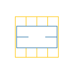 8.073m² configuration · 3.480m × 2.320m